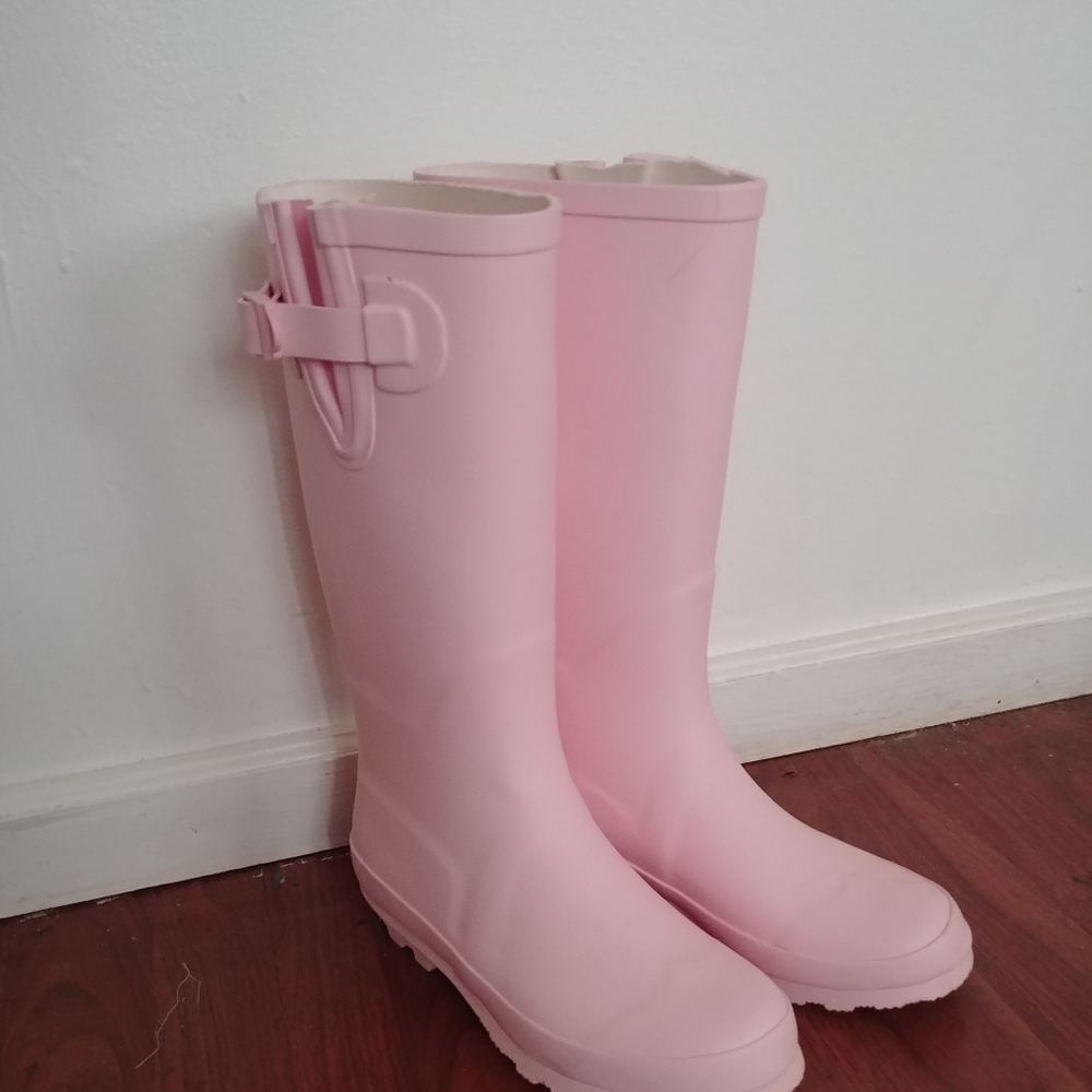 Serra Light Pink Rain Boots